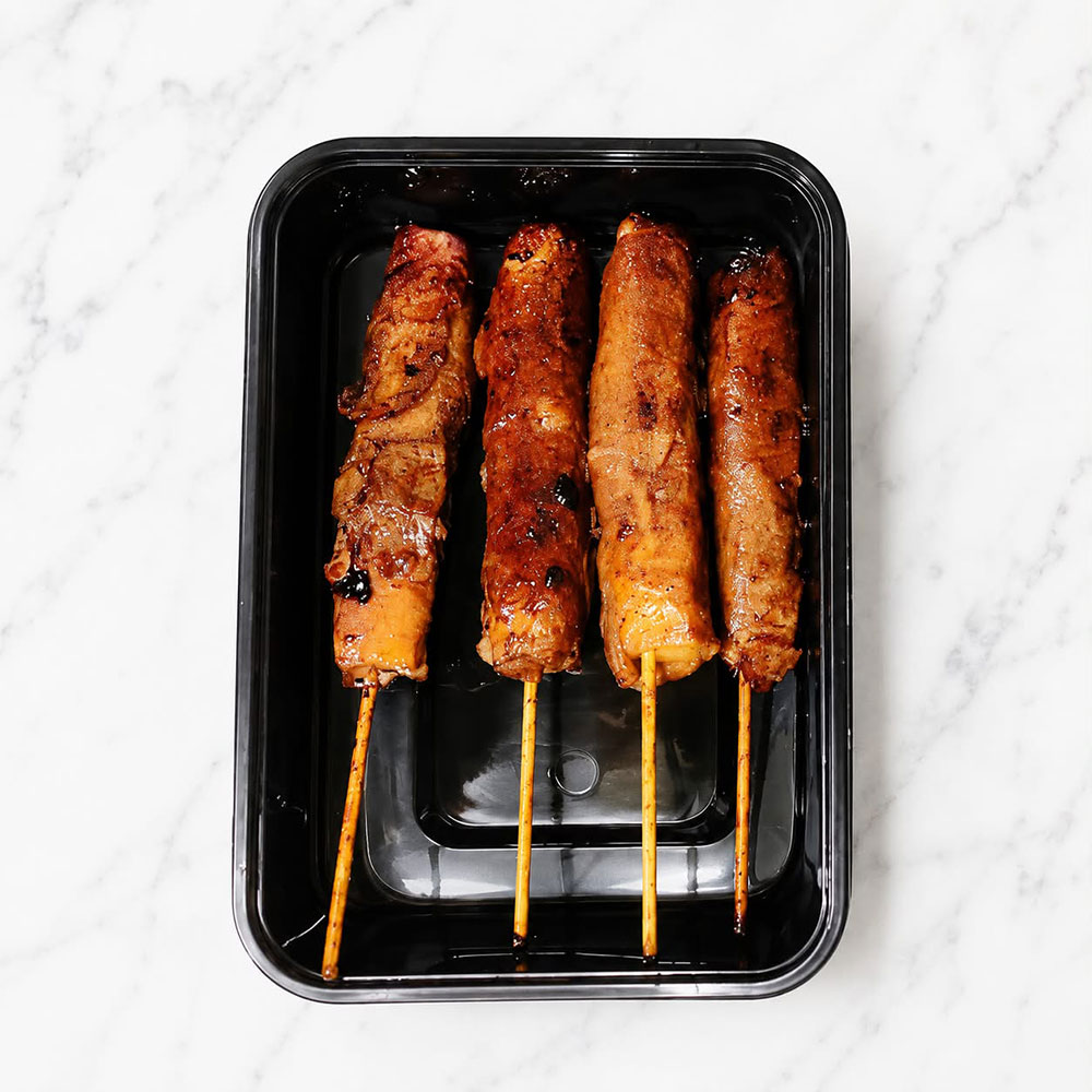 Brochettes de bœuf au fromage X4
