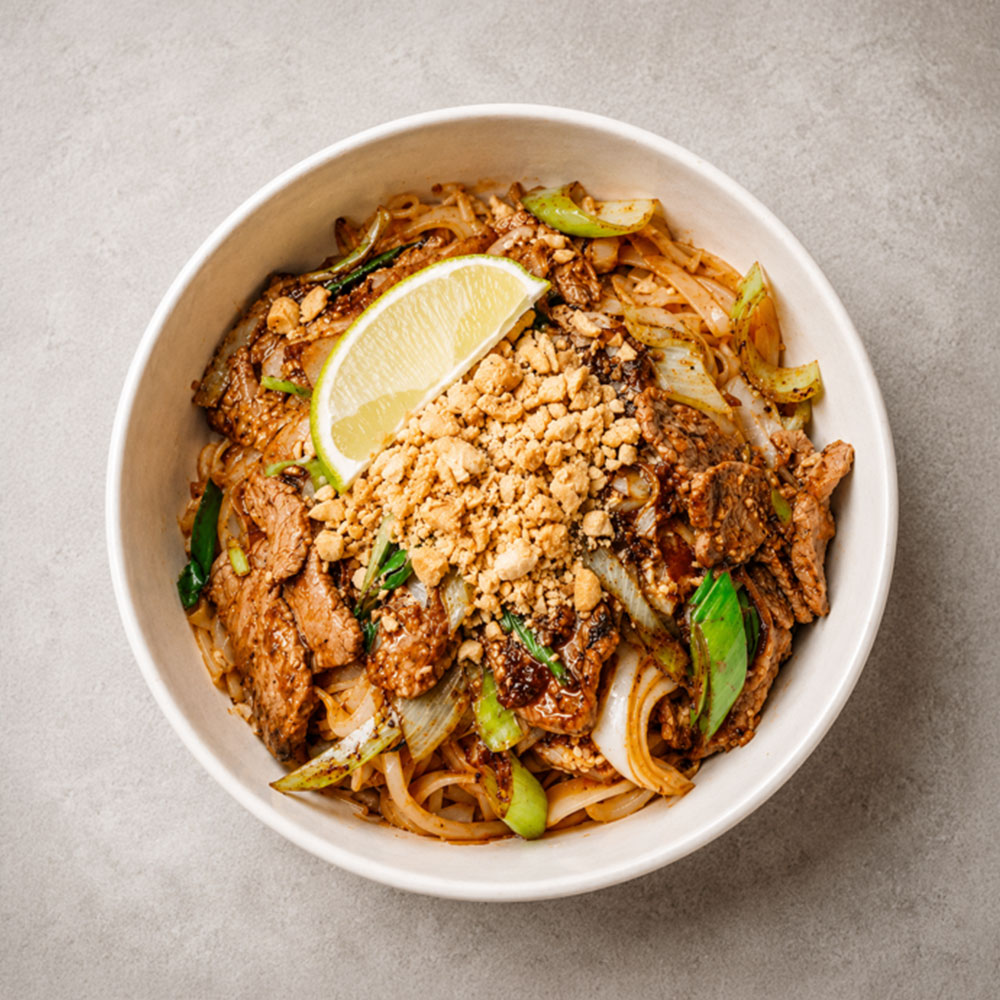 Pad Thaï au bœuf