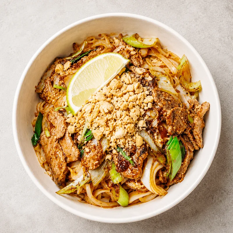 Pad Thaï au bœuf