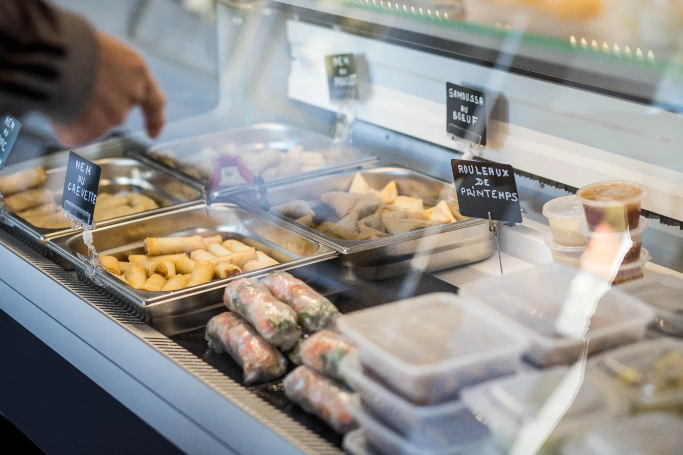 Comptoir de plats préparés
